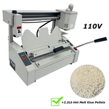A4 Desktop Manual Wireless Glue Binding Machine+Binding Hot Melt Glue Pellets