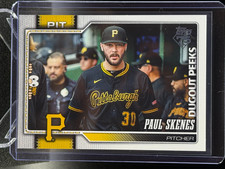 Paul Skenes 2026 Topps Celebration Dugout Peeks SSP Variation #100 - Pirates