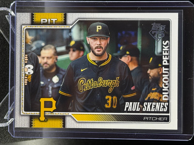 Paul Skenes 2026 Topps Celebration Dugout Peeks SSP Variation #100 - Pirates