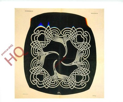 Ansichtskarte - Alfred Roller, Stickmotiv, Wiener Werkstatte (schlechter Scan)