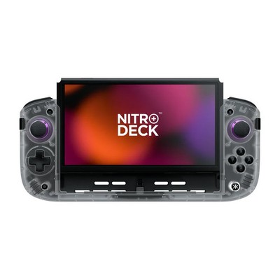 Crkd Nitro DeckPlus  Clear White With Hdmi Adaptor - Brand New - Nintendo Switch