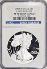 Photo of a 2008-W American Silver Eagle Proof from an eBay listing that sold on Jul 16, 2026