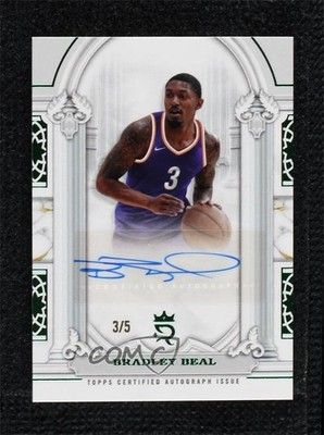 2023-24 Royalty Pillars of Greatness Signatures Green 3/5 Bradley Beal Auto 1o64