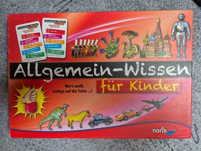 Noris Allgemein-Wissen für Kinder  Lernspiel Brettspiel ab 6 Jahre