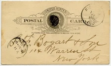 USA 1892 Postal Stationery Card