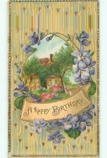 Divided-Back BEAUTIFUL FLOWERS SCENE Great Postcard : : make an offer AA3115