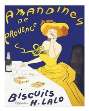 Vintage French Poster Wall Art - Elegant Dining Scene Premium Quality