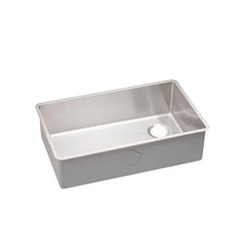 Elkay ECTRU30179RT Crosstown 31-1/2" Undermount Single Basin Stainless Steel ...