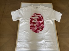 Authentic A Bathing Ape Bape ABC Camo Big Ape Head Tee T Shirt WT PK XL New
