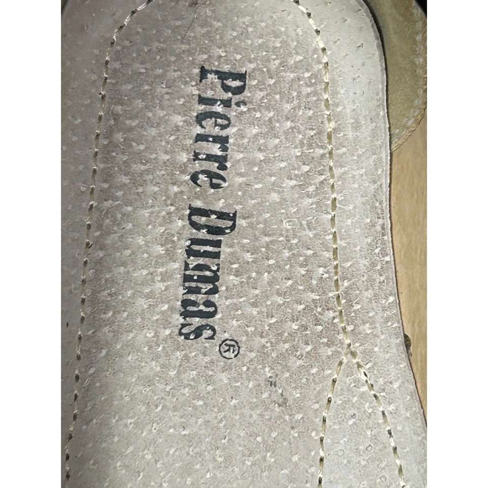 Zapatos sin cordones Pierre Dumas para mujer 10M charol negro cocodrilo en relieve Foto 3 de 4