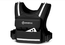 Adjustable Weighted Vest 0-40 lbs Reflective Rucking Vest Padded Shoulders Gym