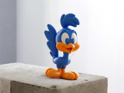3d Printed Road Runner Keychain