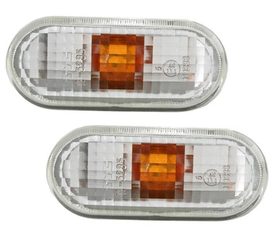 Seitenblinker Set in Weiß für VW Golf 4 Bora Lupo T5 + Seat Arosa + Ford Blinker - Bild 1 von 3