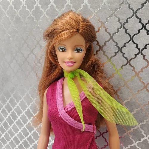 VTG 1998 Barbie As Daphne Doll From Scooby Doo. Only The Doll, Dress & Scarf