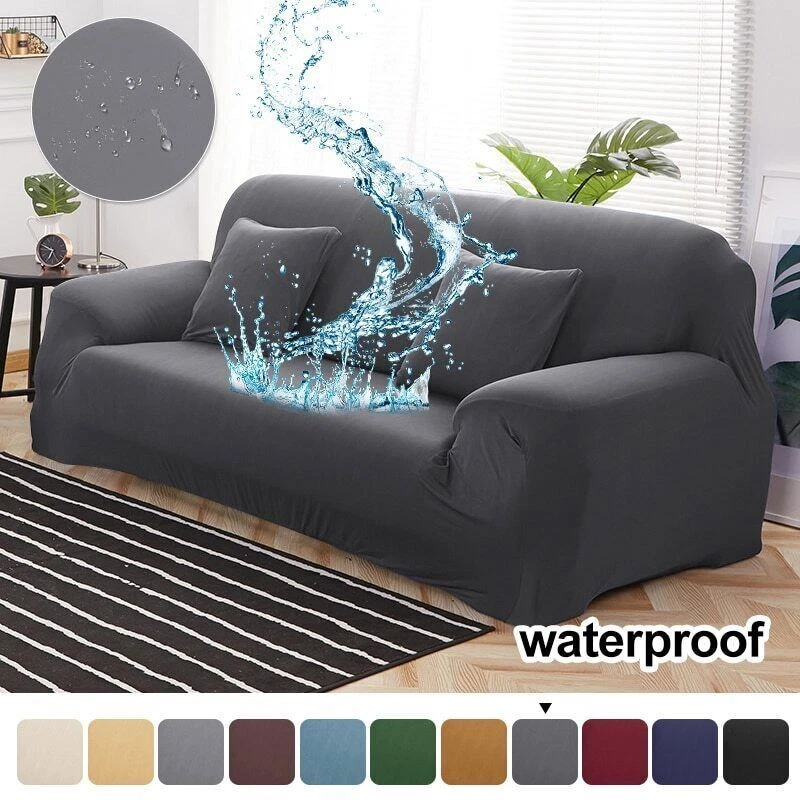 Waterproof Sofa Cover 1 2 3 4 Seater Couch Cover Stretch Slipcovers Protector