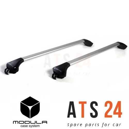 BARRE PORTATUTTO PER TUTTE LE AUTO SISTEMA UNIVERSALE CON RAIL APERTO 100KG MAX