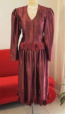 Festliches Kostüm von Cris Devi aus Bluse und Rock Größe M