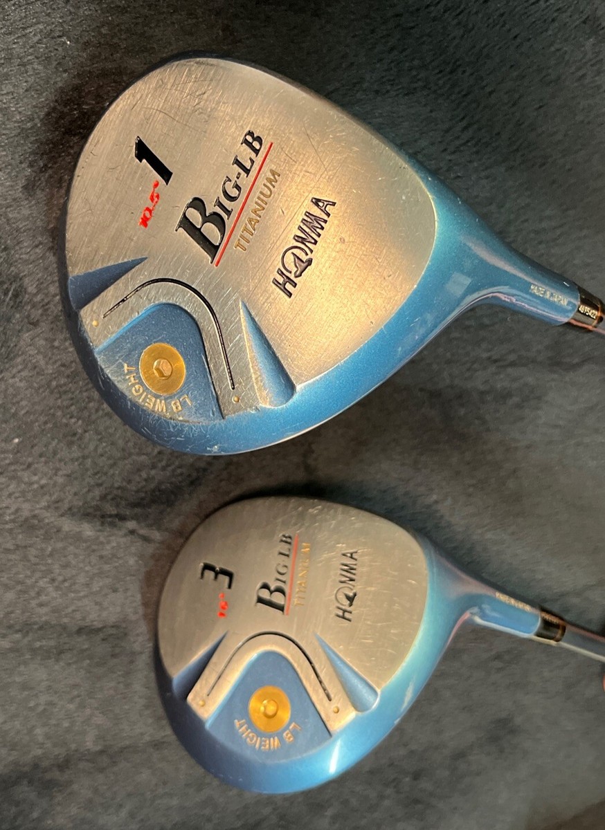 Honma Big-LB Titan 10.5° 1 Wood Driver Regular Graphite Shaft Honma Grip Honma Big-LB Titan 10.5° 1 Wood Driver Regular Graphite Shaft Honma Grip