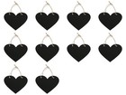 10 x Double-Sided Blackboard Heart Signs – Party & Event Decorations