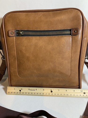 Aldo Brown Crossbody Messenger Bag - Picture 11 of 13