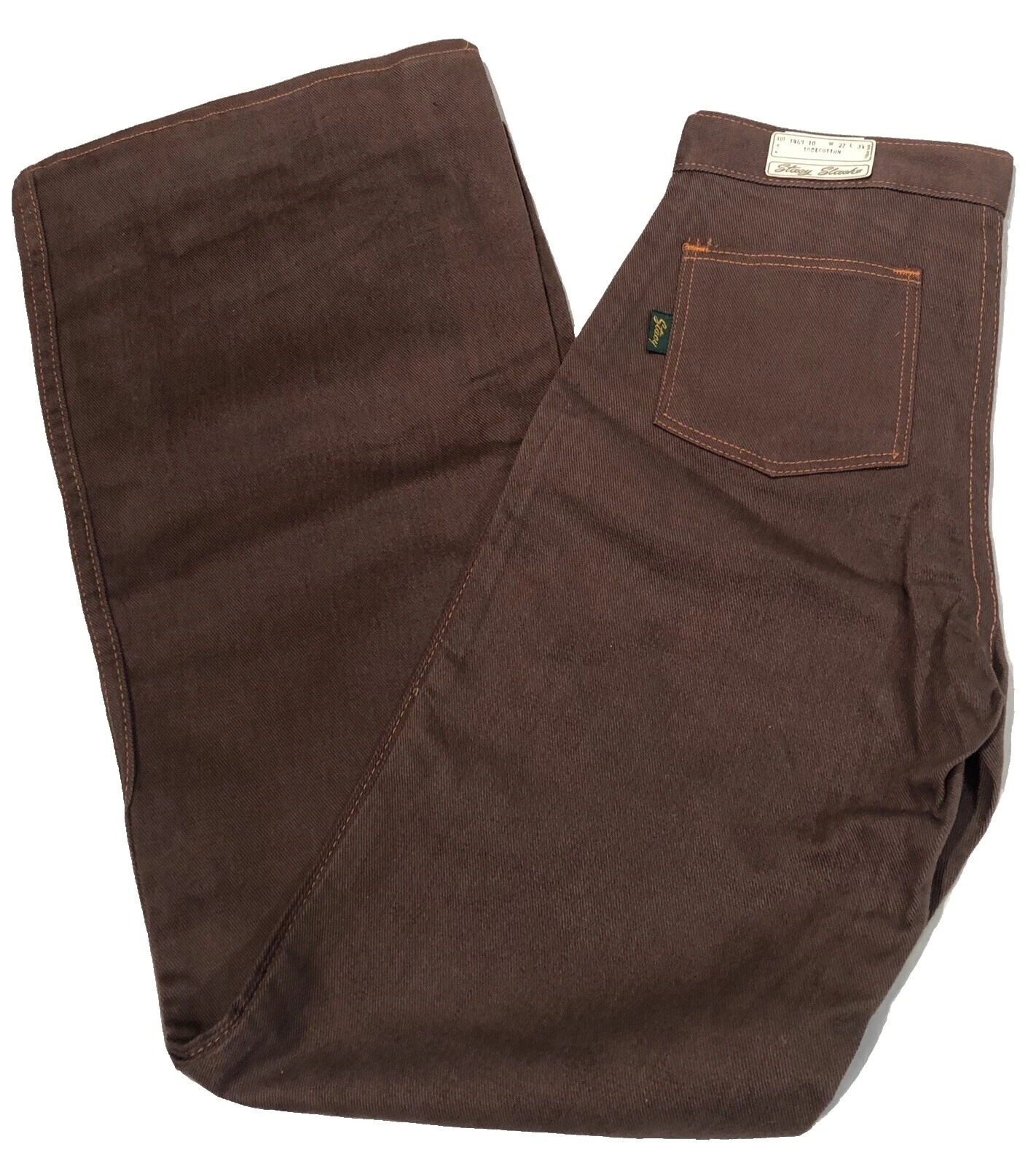 Jeans vintage 1970s regular de algodón para hombres