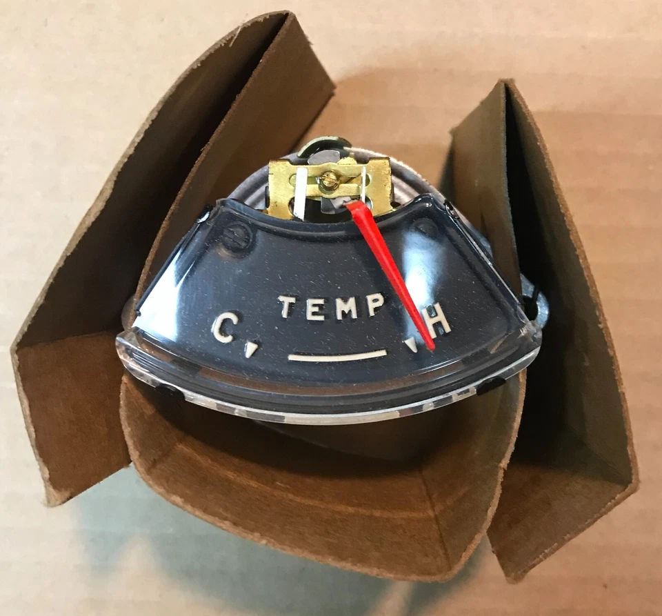 Chrysler & Imperial 1956 nuevo MoPar medidor de temperatura Foto 2 de 3