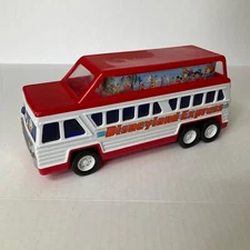 Vintage Working! Disneyland Express Toy Bus With Music Box It's A Small World
