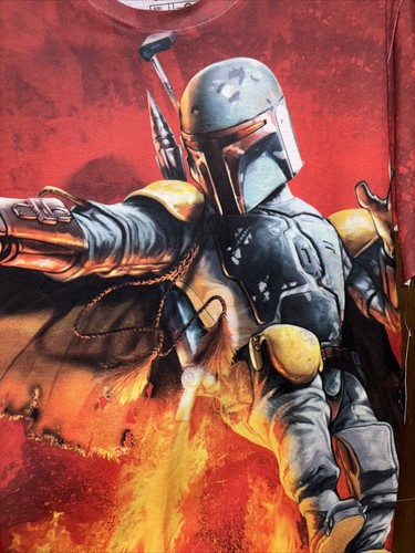 Camiseta Star Wars Boba Fett Gráfica Dos Caras Nuevas Etiquetas Pequeña - Imagen 2 de 5