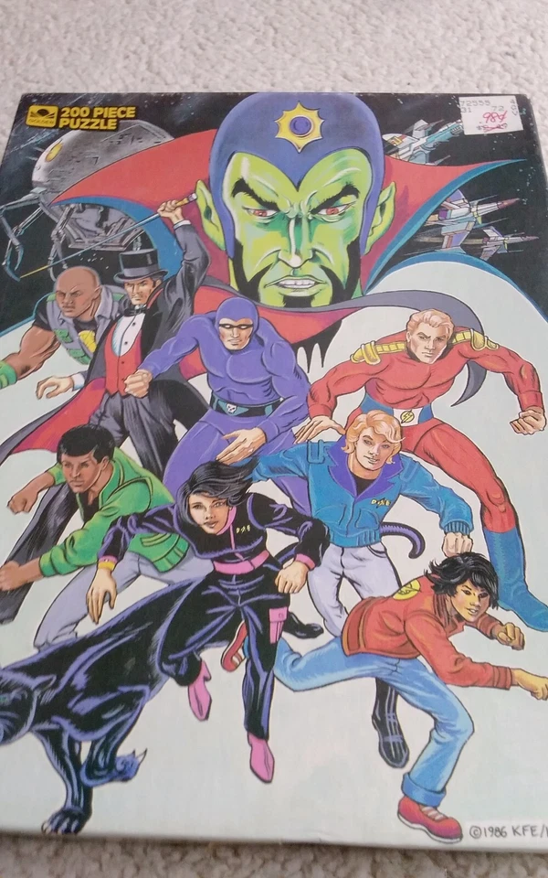 Quebra-cabeça completo vintage 1986 Defenders of the Earth 200 peças - Imagem 2 de 4