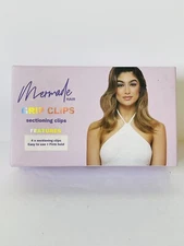 4 Mermade Grip Hair Clip Professional Sectioning Plastic Styling - Purple