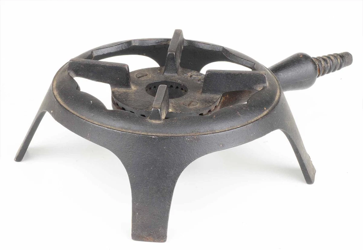 Vintage Cast Iron u0026#034;Nurseryu0026#034; Gas Burner Stove Hot Plate Excellent  Original Cond | eBay