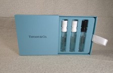 Tiffany  Co. Tiffany For Her EDP  For Him EDT SET with 3 Samples Boxed