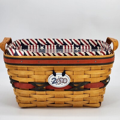 Longaberger 2000 All American Sparkler Basket Set~14th Ed.~Sold 30