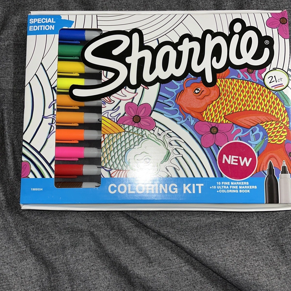 Sharpie Special Edition Color Kit 10 Fine 10 Ultra Fine Markers Coloring  Book