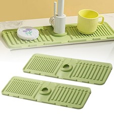 2pcs Sink Faucet Absorbing Mat,Drowning Pads For Kitchen Faucet