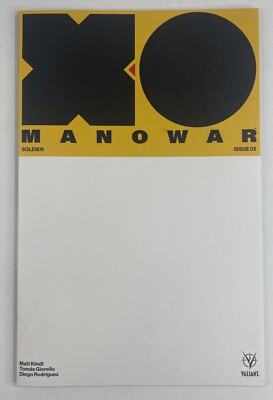 X-O Manowar #2 Blank Sketch Variant Valiant NM/M 9.8 High Grade (T10)