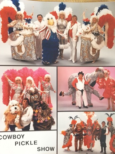 COWBOY PICKLE SHOW.VTG 10" x 8" PROMO PHOTO*EH5 - 第 2/3 張圖片