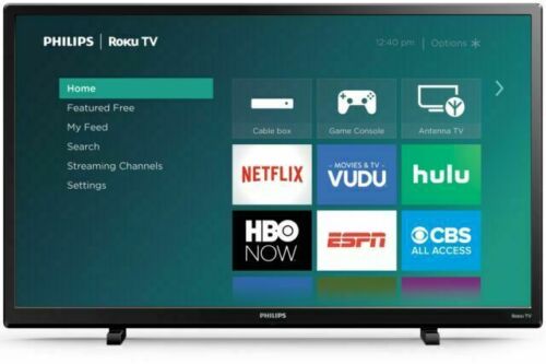 Philips TV 32-Inch Class HD 720P Smart Roku LED Home Television Entertainment