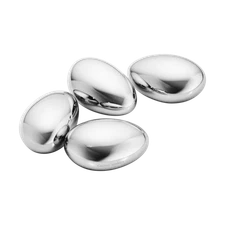 Sky by Georg Jensen Stainless Steel Ice Cube Set of 4 Pieces Modern - Vtg NOS