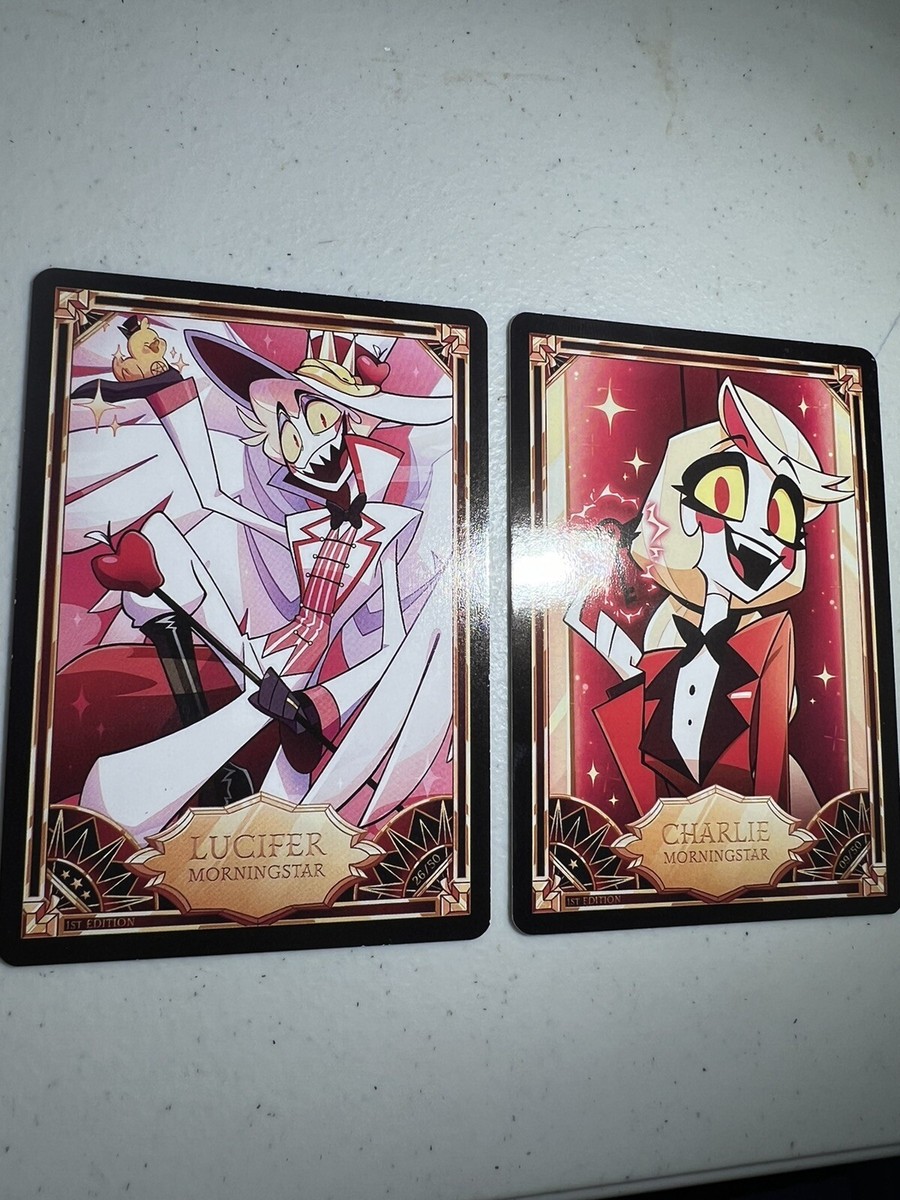 2 Cards: Charlie + Lucifer Morningstar 1st Edition First