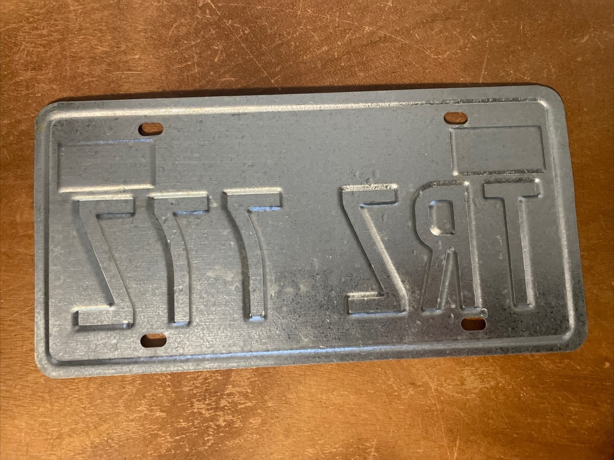 1990s Texas License Plate # TRZ-77Z | eBay