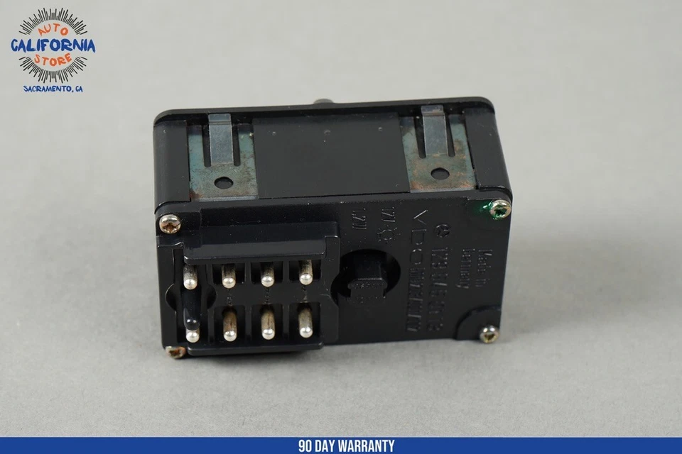 Módulo de interruptor de computadora de viaje de viaje Mercedes R129 pantalla juego de molduras de madera OEM Foto 4 de 4