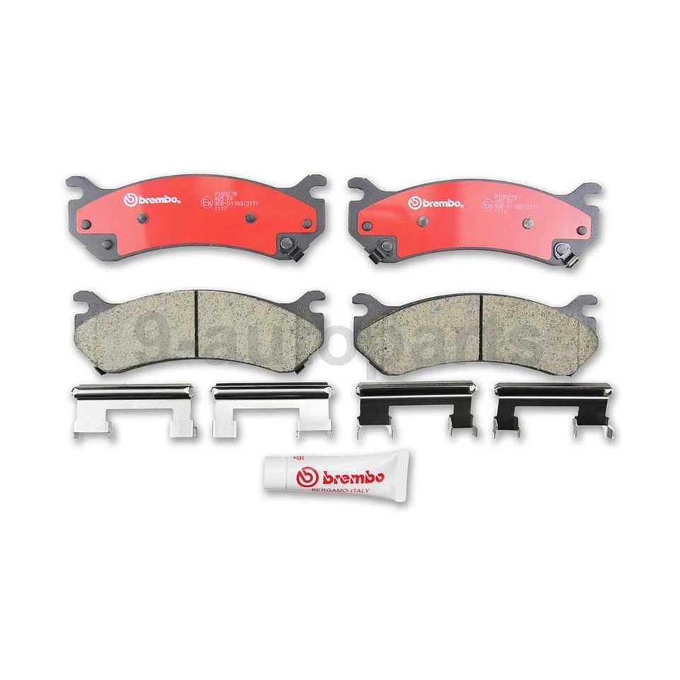 Rotores de freno traseros Brembo OE pastillas de cerámica para Chevrolet Avalanche 2500 2002-2006 Foto 4 de 4