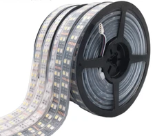 Double Row RGB LED Strip Waterproof 5050 120LEDs/m 5M DC12V 24V RGB RGBW RGBWW 