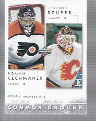 2002-03 UD Artistic Impressions Hockey Common Ground Insert Singles - You Choose