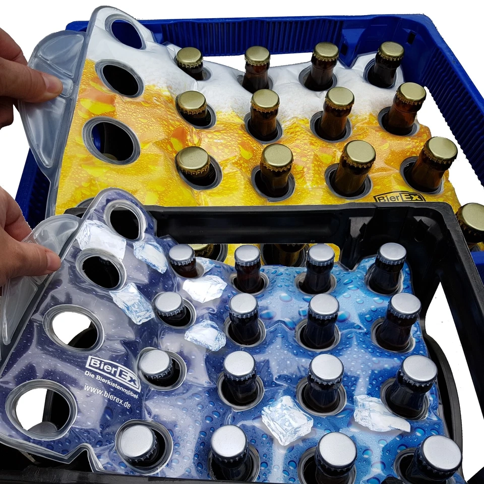 BIEREX Bierkistenkühler Flaschenkühler Bier Getränkekühler Bierkastenkühler für Kisten