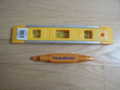 The StudBuddy Magnetic Stud Finder w/ Magnetic Torpedo Level