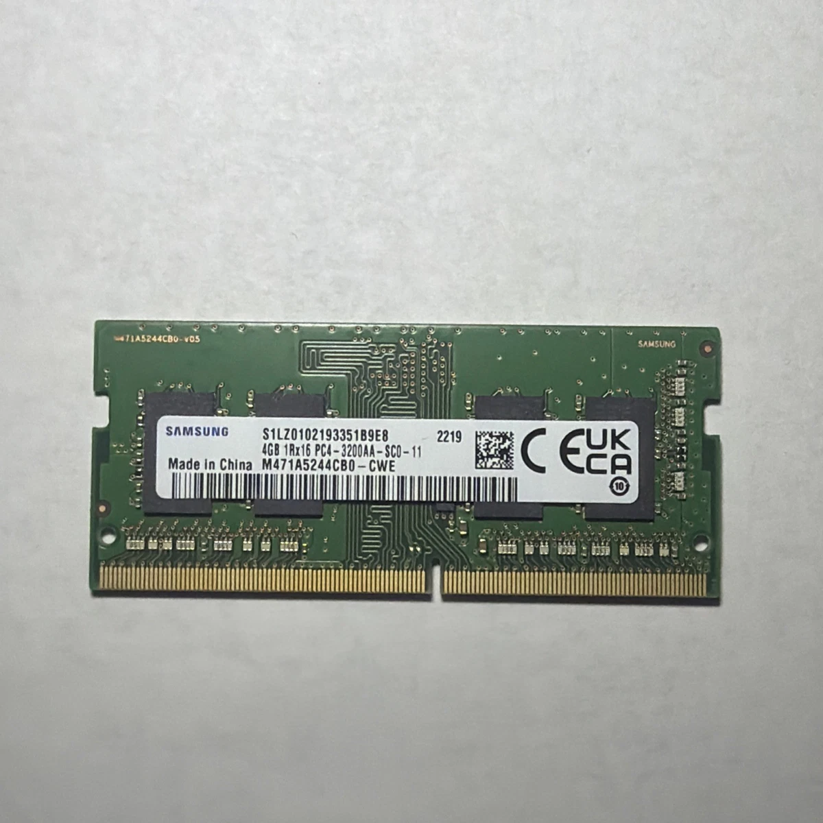 Samsung DDR4 SDRAM 4 GB Capacity per Module Memory (RAM) for sale