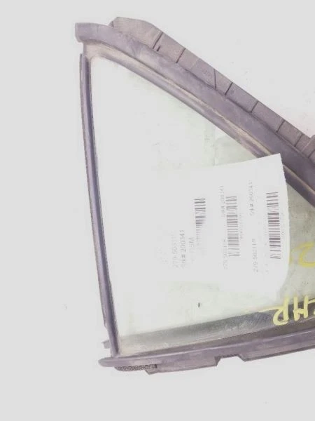 12-18 TOYOTA PRIUS C TWO PASSENGER SIDE REAR DOOR VENT GLASS  - Image 4 of 4