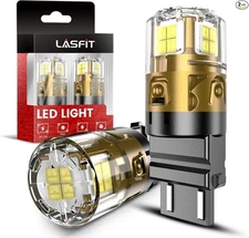 3157 LED Reverse Light Bulbs, 6000K White Backup Light, 2025 Upgrade Halogen Rep